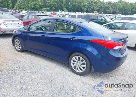 2013 Hyundai Elantra Gls из США, поврежденный, VIN KMHDH4AE4DU524922